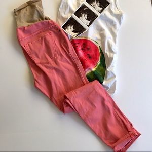 Motherhood Maternity Coral Jeans (size M)